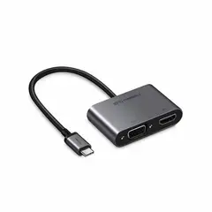 UGREEN - Adaptador USB Tipo-C a VGA/HDMI 50505