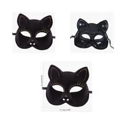 GENERICO - Disfraz Mascara de gata halloween + Regalo