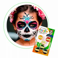 MASK COLORS - Maquillaje Halloween Set x 6 unds