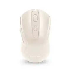 KUZLER - Mouse Beige recargable Bluetooth silencioso FONZ-101B