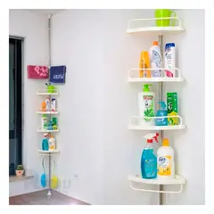 RYBIU IMPORT - Organizador con Porta Toalla en Blanco Y+Regalo Stickers