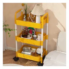 RYBIU IMPORT - Estante de Plastificado en Color Amarillo Y+Papel de Regalo