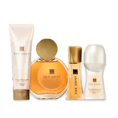 AVON - Far Away Perfume de Mujer con Hidratante Deo Roll On y Mini