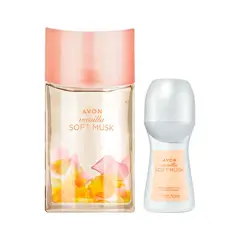 AVON - Soft Musk Vainilla Perfume de Mujer con Desodorante