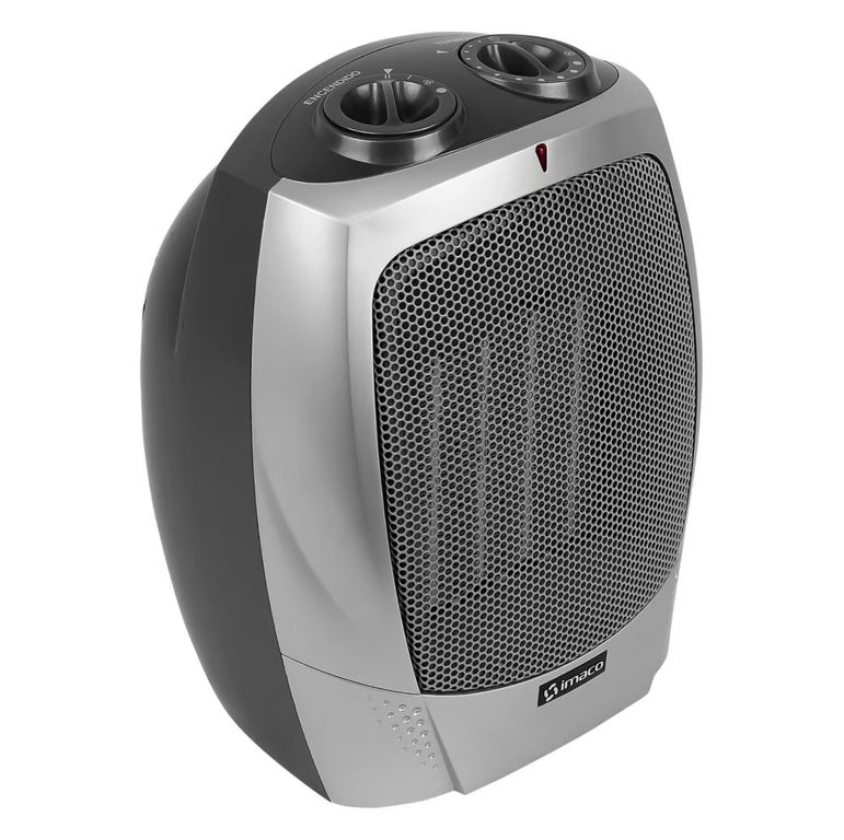 Termoventilador ITC3181 1800w de Mesa Cuerpo de Toque Frio Gris
