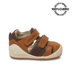 RABBIT - Sandalia Franciscana Casual ALEX-2508 Natural Cuero