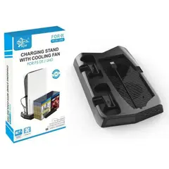 GENERICO - Soporte Vertical con Ventilador de Refrigeración para Consola PS5