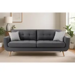 GENERICO - Sofa 3 Cuerpos Berlin - Gris