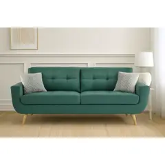 GENERICO - Sofa 3 Cuerpos Berlin - Turquesa