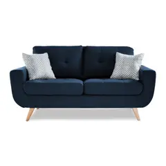 GENERICO - Sofa 2 Cuerpos Berlin - Azul Oscuro