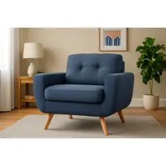 GENERICO - Sofa 1 Cuerpo Berlin - Azul Claro