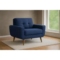 GENERICO - Sofa 1 Cuerpo Berlin - Azul Oscuro
