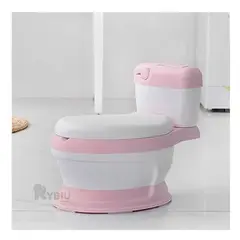 RYBIU IMPORT - Inodoro con Buena Calidad en Tono Rosado Y+Papel de Regalo