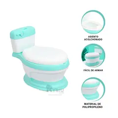 RYBIU IMPORT - Bacin Funcional de Tono Verde Y+Gift Stickers