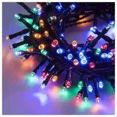 GENERICO - LUCES NAVIDEÑAS 200 LED MULTICOLOR COLOR - VERDE CON SONIDO