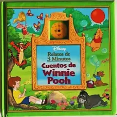 GENERICO - Libro Infantil RELATOS DE 3 MINUTOS CUENTOS DE WINNIE THE POOH + stickers