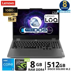 LENOVO - Laptop LOQ 15IAX9 Intel Core I5 - 12° Gen 156 FHD Ram 8Gb Ssd 512Gb Free Dos