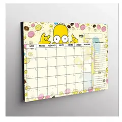 GENERICO - CUADRO PLANIFICADOR PIZARRA - 50x70cm - HOMERO