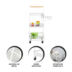 RYBIU IMPORT - Organizador de Casa en Tono Blanco Y+Gift Stickers