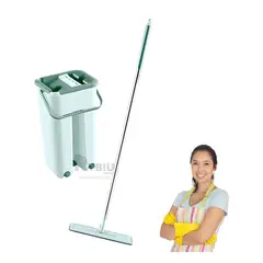RYBIU IMPORT - Trapeador Compacto de Color Verde Agua Y+Papel de Regalo