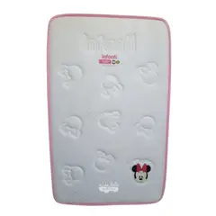 GENERICO - Colchón Plus para Bebé bordes Rosado 110 x 66cm