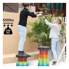 RYBIU IMPORT - Silla Moderna con Soporte en Color Negro Y+Papel de Regalo