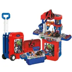 DISNEY - Set de Herramientas y Maleta 3 en 1 Avengers ROJO