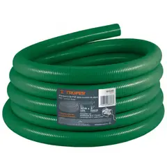 TRUPER - Manguera para motobomba, 3 pulgada, manguera de succion 30 metros.