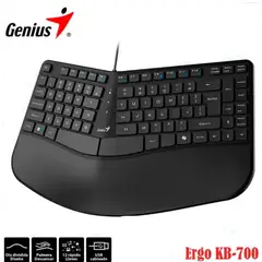 GENIUS - Teclado Ergo Kb-700 C-Tecla Copilot