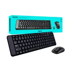 LOGITECH - KIT TECLADO + MOUSE MK220 920-004430 WIRELESS