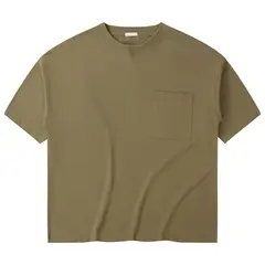 BLWOENS - Polera Manga Corta Hombre - Marrón