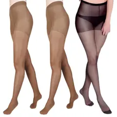 GENERICO - Panti, Pantimedias Semi Transparente - 3 Unidades