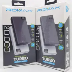 GENERICO - Batería Externa Romax Power Bank 20000 Mah Negro