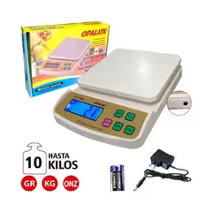 OPALUX - Balanza Digital Gramera 10Kg OP-1904