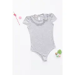 KIDS MASHMELO - Body para Niña con Cuello Bb y Volante - Kids Mahmelo