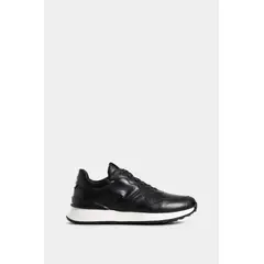 VELEZ - Vélez Tenis Cooper 3 De Cuero Para Hombre Spoiler Negro