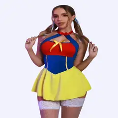 GENERICO - DISFRAZ VESTIDO PRINCESA MUJER FANTASIA