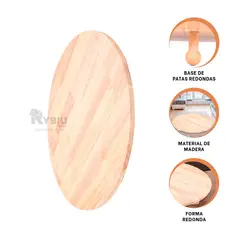 RYBIU IMPORT - Tabla Moderna Funcional de 39 cm Y+Regalo Ligas para Peinar