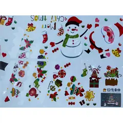 GENERICO - PEGATINA NAVIDEÑA - DECORA TUS VENTANAS