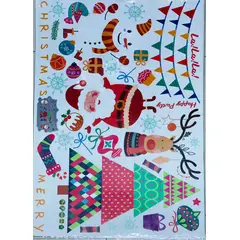 GENERICO - PEGATINA NAVIDEÑA - DECORA TUS VENTANAS