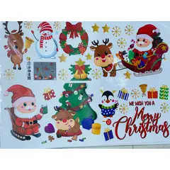 GENERICO - PEGATINA NAVIDEÑA - DECORA TUS VENTANAS