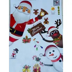 GENERICO - PEGATINA NAVIDEÑA - DECORA TUS VENTANAS