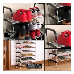 GENERICO - Soporte para Balerinas en Negro Y+Regalo Ligas para Peinar