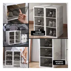 GENERICO - Organizador para Zapatos con Tapa Negra Y+Gift MiniAgenda