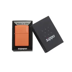 ZIPPO - Encendedor Classic Orange Matte Encendedor Logo 231ZL