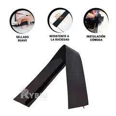 RYBIU IMPORT - Cinta Optima en Color Negro Y+Regalo Ligas para Peinar