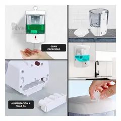 RYBIU IMPORT - Contenedor Resistente 500 ml en Color Blanco Y+Gift Stickers