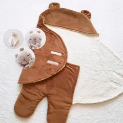 BE CRAFTY - Set Regalo Bebé Sleeping de Dormir + Manta de Apego Oso