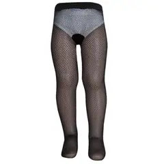 GENERICO - Panty Media Negra De Malla Niñas