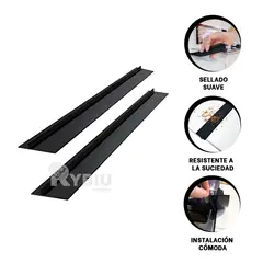 RYBIU IMPORT - Cinta Anti Grasa en Color Negro Y+Post-it Adhesivos